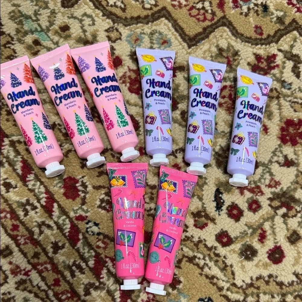8 Colorful Hand Cream Set - Pink, Purple, Gray